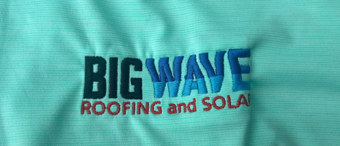 Caraway Aruba Blue Golf Polo