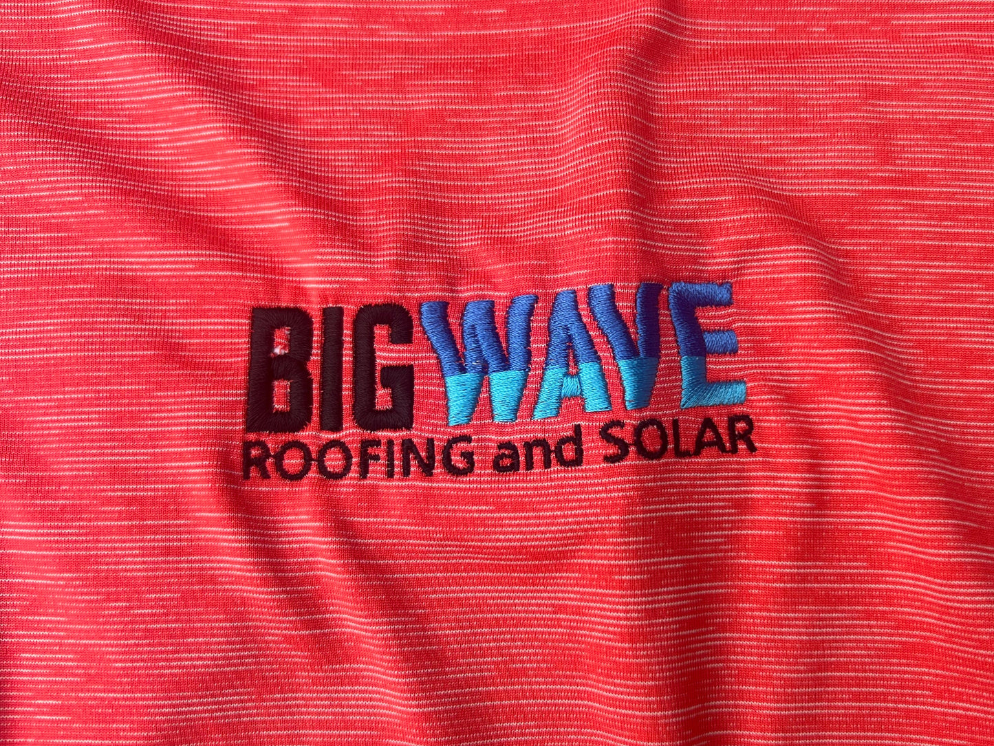 Caraway Cayenne Orange Golf Polo