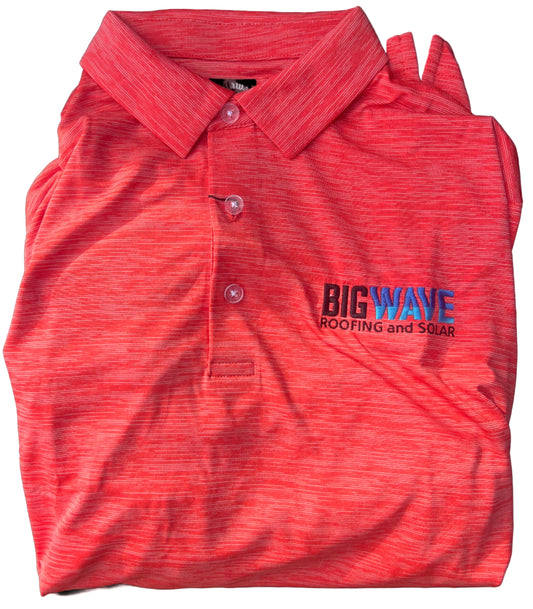 Caraway Cayenne Orange Golf Polo