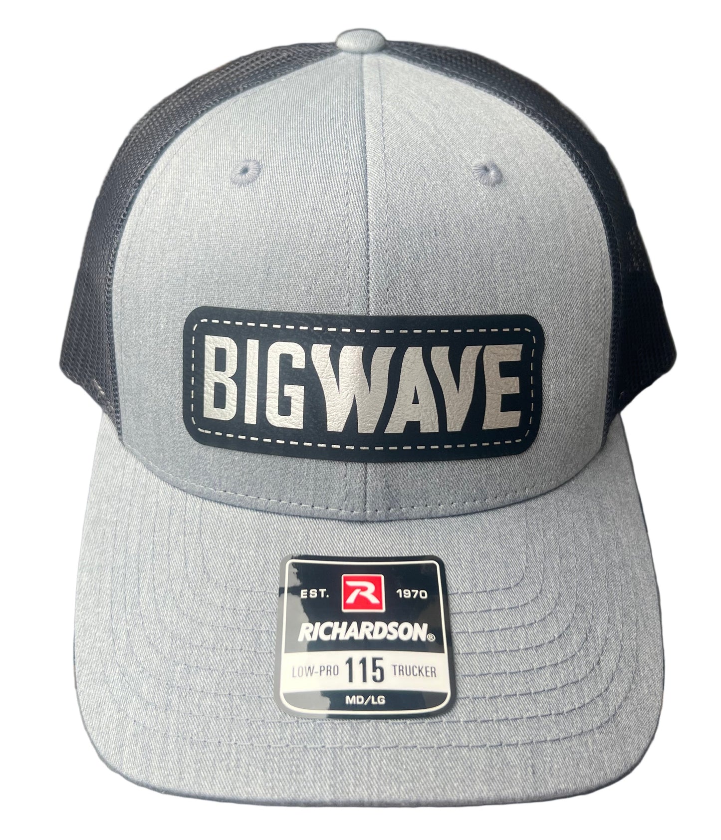 Richardson Low Profile Trucker Cap - Laser Engraved Big Wave Patch