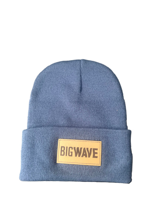Big Cuff Knit Cap - Laser Engraved BigWave Patch