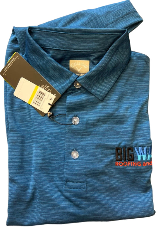 Caraway Golf Polo in Blueberry Pancake
