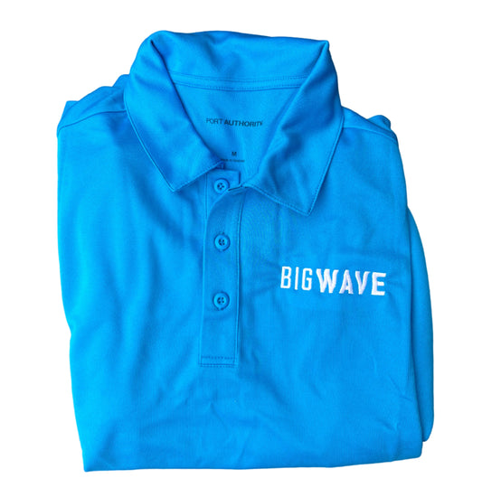 Blue Big Wave Button Down Port Authority